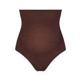 FITS EVERYBODY MATERNITY HIGH-WAISTED THONG | COCOA