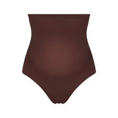 FITS EVERYBODY MATERNITY HIGH-WAISTED THONG | COCOA