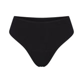 PERIOD PANTIES THONG | OBSIDIAN