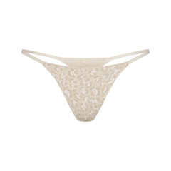 LIGHTWEIGHT COTTON STRING THONG | DELTA LEOPARD