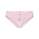LIGHTWEIGHT COTTON WIDE LACE BRIEF | CHERRY BLOSSOM TONAL