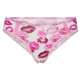 LIGHTWEIGHT COTTON LACE HIPSTER | PINK ALLOVER LIPSTICK