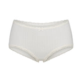 LIGHTWEIGHT COTTON POINTELLE LACE BOY SHORT | MARBLE TONAL