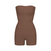 SEAMLESS SCULPT STRAPLESS SHORTIE BODYSUIT | JASPER