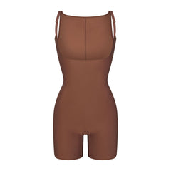 SKIMS BODY CORE SCULPT BACK SMOOTHING OPEN BUST MID THIGH BODYSUIT | JASPER