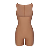 SKIMS BODY CORE SCULPT BACK SMOOTHING OPEN BUST MID THIGH BODYSUIT | SIENNA