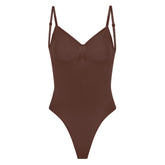 SEAMLESS SCULPT LOW BACK THONG BODYSUIT | COCOA