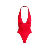 SEAMLESS SCULPT DEEP PLUNGE THONG BODYSUIT | RUBY