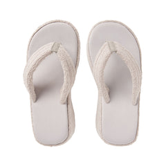 TERRY PLATFORM SANDAL | STONE