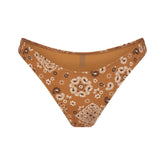 SIGNATURE SWIM TANGA BIKINI BOTTOM | ALMOND BANDANA