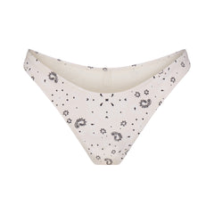 SIGNATURE SWIM TANGA BIKINI BOTTOM | ECRU BANDANA PRINT