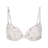 SIGNATURE SWIM ULTIMATE PUSH-UP TIE BACK BIKINI TOP | ECRU BANDANA PRINT