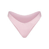 SATIN SWIM CHEEKY TANGA BIKINI BOTTOM | CHERRY BLOSSOM