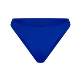 ICONIC SWIM HIGH LEG BIKINI BOTTOM | COBALT