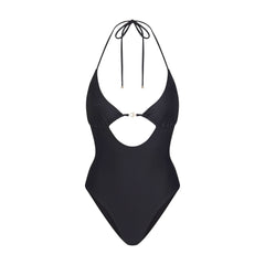 ICONIC SWIM HARDWARE ONE PIECE | OBSIDIAN