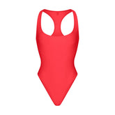 ICONIC SWIM RACERBACK ONE PIECE | CARMINE