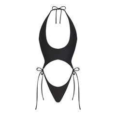 SIGNATURE SWIM PLUNGE MONOKINI | ONYX
