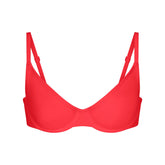 ICONIC SWIM UNDERWIRE BIKINI TOP | CARMINE