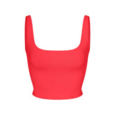 ICONIC SWIM TANK BIKINI TOP | CARMINE