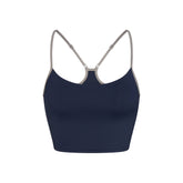 SIGNATURE SWIM CAMI TOP | NAVY CONTRAST