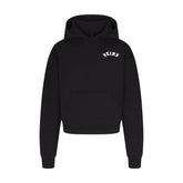 COTTON FLEECE LOGO CLASSIC HOODIE | SNOW ARCHED LOGO PATCH