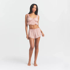 SKIMS ROMANCE BABYDOLL AND SHORT SET | MORGANITE