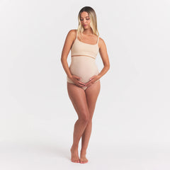 FITS EVERYBODY MATERNITY NURSING SCOOP BRALETTE | SAND