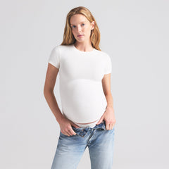 COTTON JERSEY MATERNITY T-SHIRT | MARBLE
