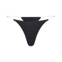 INVISIBLE CLEAR STRAP STRING THONG | ONYX