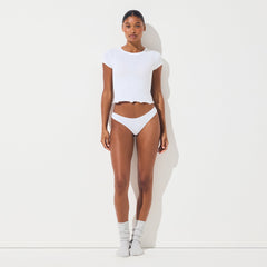 LIGHTWEIGHT COTTON THONG | SNOW