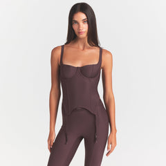 SKIMS BODY CORSET | RAISIN