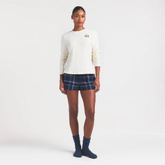 SKIMS FOR TEAM USA WORN IN JERSEY OLYMPIC LONG SLEEVE T-SHIRT | ECRU