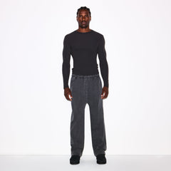 FITS EVERYBODY MENS SLIM LONG SLEEVE T-SHIRT | ONYX