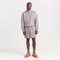 FLEECE LOUNGE MENS RELAXED QUARTER ZIP | SHADOW
