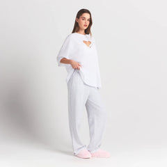 WORN IN JERSEY HEART OVERSIZED T-SHIRT | SNOW