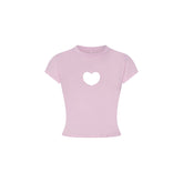 WORN IN JERSEY HEART BABY TEE | BABY PINK