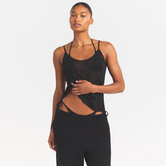 SLINKY KNIT CAMI | OBSIDIAN