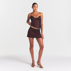 SATIN CAMI | CURRANT