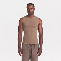 FITS EVERYBODY MENS SLIM TANK | UMBER