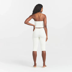 REFINED KNIT TUBE TOP | EGRET