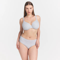 EVERYDAY COTTON BRIEF | LIGHT HEATHER GREY