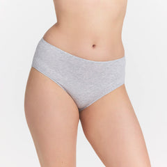 EVERYDAY COTTON BRIEF | LIGHT HEATHER GREY