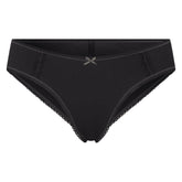 LIGHTWEIGHT COTTON LACE HIPSTER | SOOT TONAL