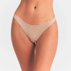 EVERYDAY COTTON THONG | CLAY HEATHER