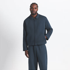 HEAVYWEIGHT FLEECE MENS SHERPA-LINED ZIP UP JACKET | NAVY
