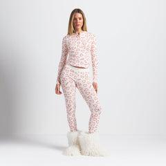 FAUX FUR SHAGGY BOOT | MARBLE