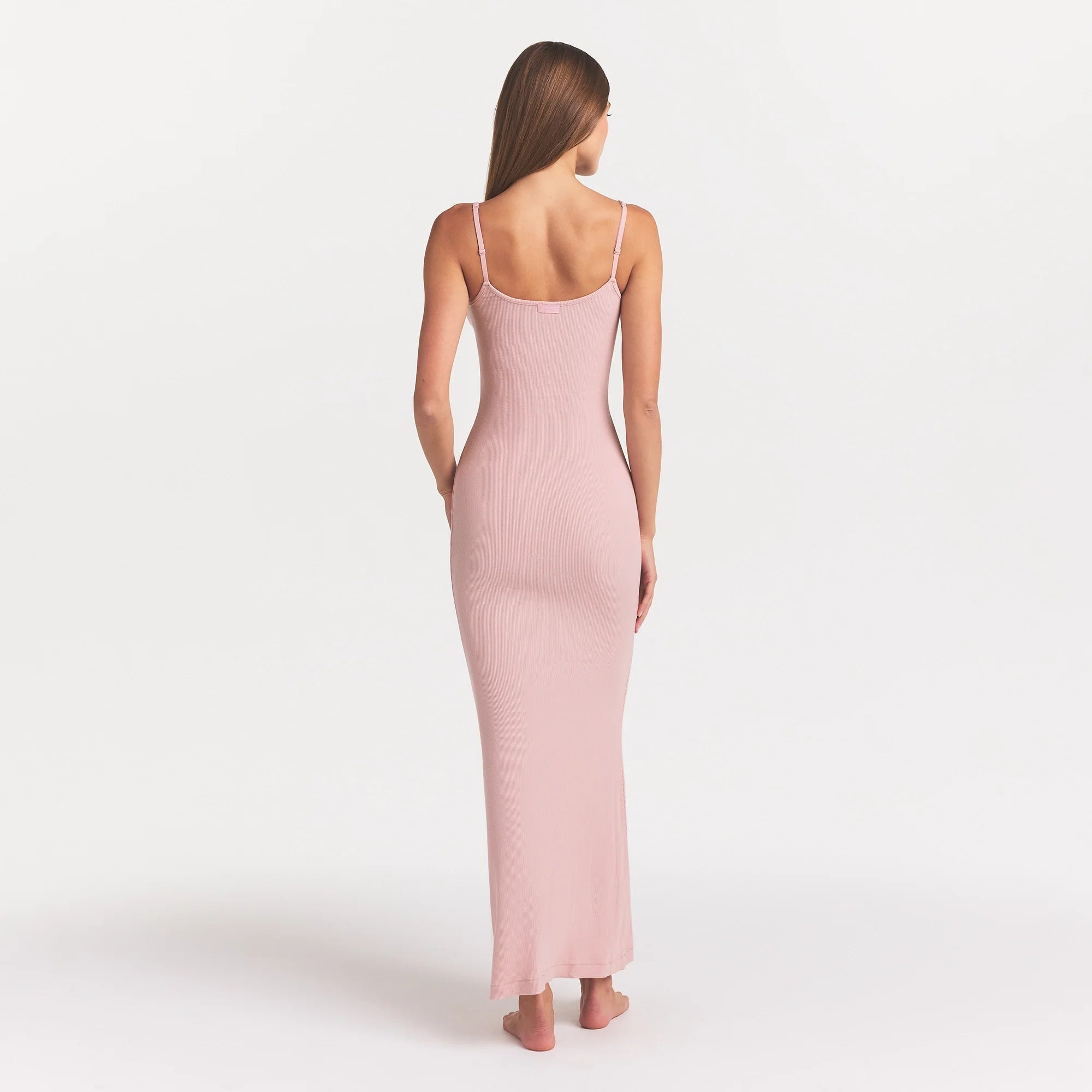 SOFT LOUNGE LONG SLIP DRESS | MORGANITE