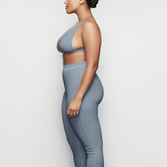 COTTON RIB LEGGING | KYANITE