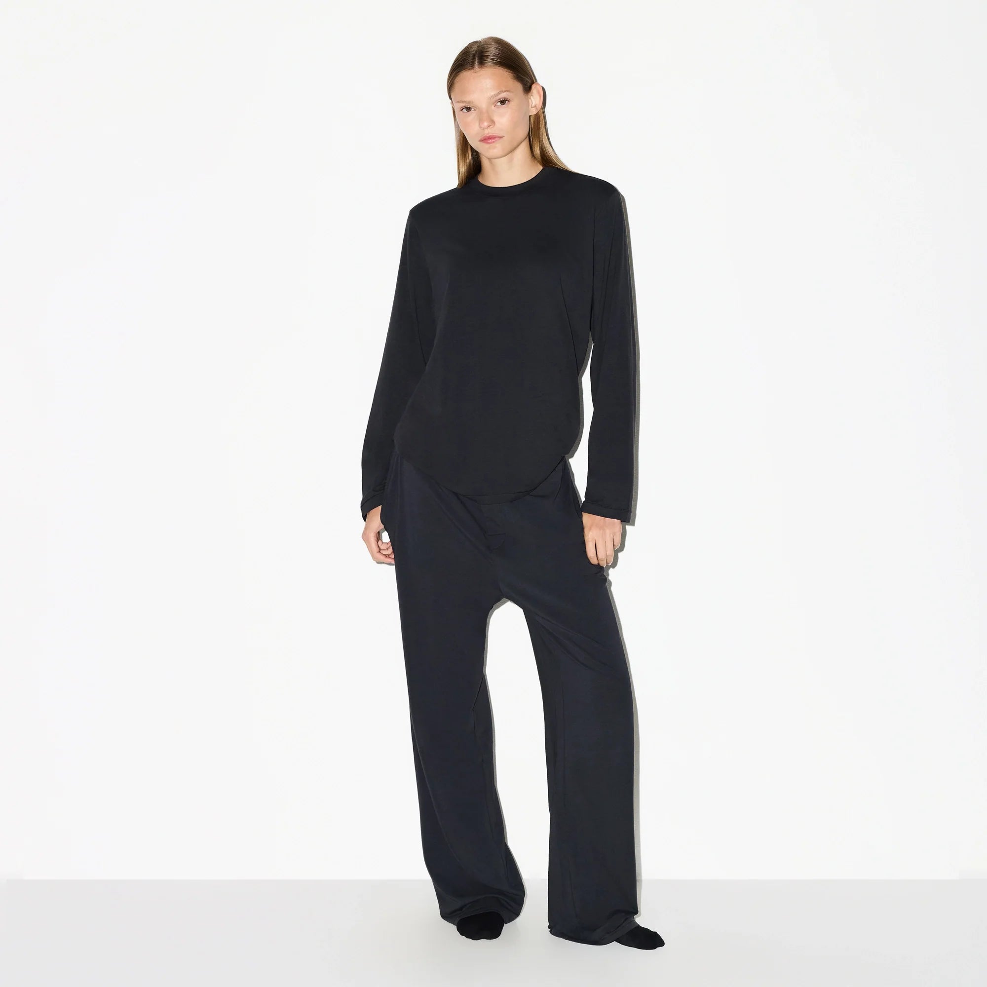 BOYFRIEND LONG SLEEVE T-SHIRT | ONYX