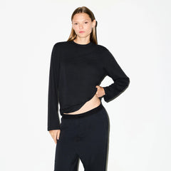 BOYFRIEND LONG SLEEVE T-SHIRT | ONYX